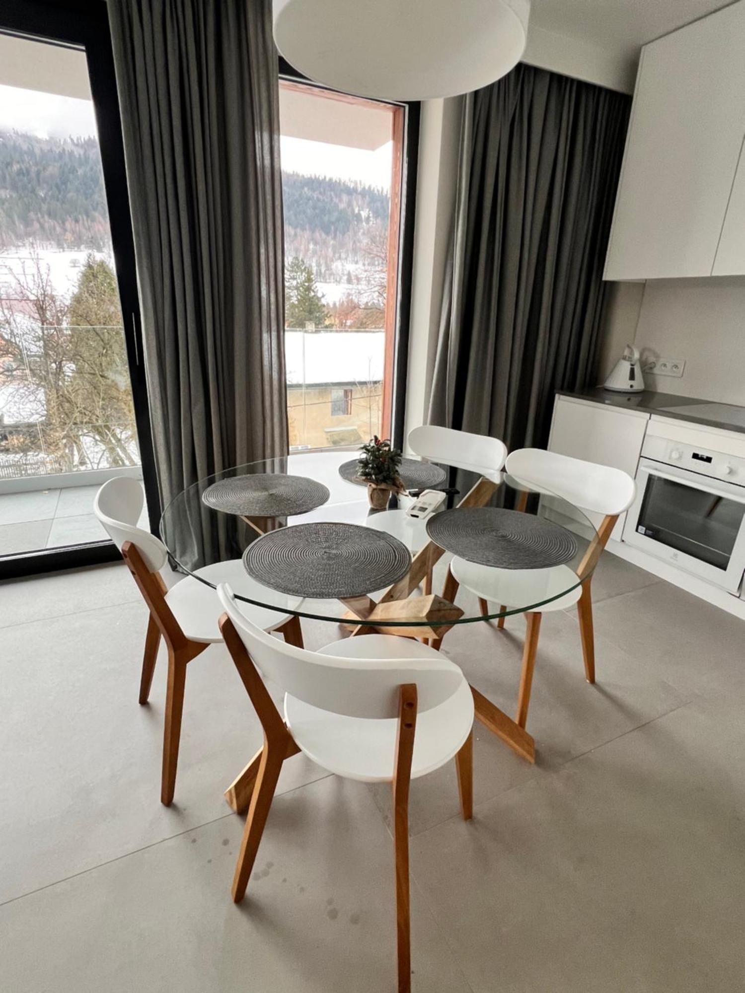 Krysztal Gorski Apartament Z Sauna シュチルク エクステリア 写真
